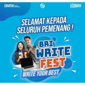 Pengumuman! Ini Pemenang BRI Write Fest 2023
