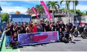 DAW dan Komunitas Honda CB150X, Jelajah Misteri Dua Alam dan Berbagi di Panti Werda