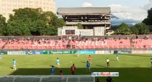 Sepuluh Pemain Kalteng Putra Tahan Imbang Sulut United