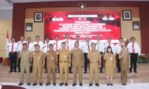 Begini Pesan Bupati Franky Wongkar Saat Buka Pelatihan Kompetensi PPK Minsel