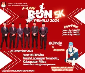 Yuk.. Ikut Fun Run Pemilu 2024 Bersama KPU Mitra