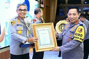 Bangga! Kapolda Sulut Irjen Pol Setyo Budiyanto Raih Juara Lomba Pengawasan Melekat