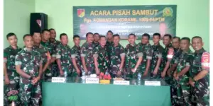 Pisah Sambut Danramil 1309-04/PTM, Tersisip Pesan Pentingnya Netralitas TNI