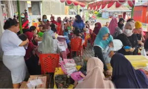 Cegah Stunting, Alfamart Gelar Posyandu di Beberapa Kabupaten dan Kota