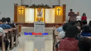 Ratusan Warga Nusa Utara Hadiri Natal IKISST