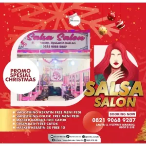 Sambut Natal dengan Promo Spesial dari Salsa Salon itCenter Manado