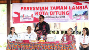 Bitung Kini Miliki Taman Lansia, Maurits Mantiri: Suasana Nyaman dan Aman