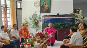 Olly Dondokambey dan FKUB Sulut Bertemu Uskup Benedictus Rolly Untu, Solid Rawat Kerukunan