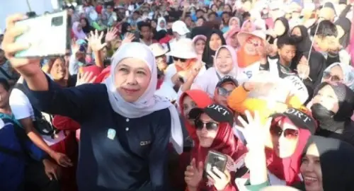 TKN Bahagia, Khofifah Siap Turun Gunung Menangkan Prabowo - Gibran