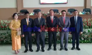 Dolly Tampemawa Resmi Dilantik Sebagai PAW Anggota DPRD Kabupaten Minahasa Selatan