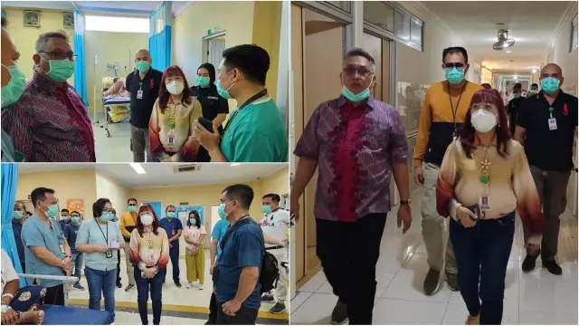 Inspeksi ke IGD dan Poliklinik Kedokteran Nuklir, Dirut Ivonne Rotty Tekankan Hal Ini