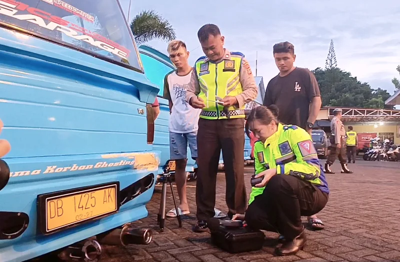 Sudah 144 Motor dan 15 Mobil Berknalpot Brong Terjaring Razia di Manado, Masih Melanggar Siap-siap Ditindak!