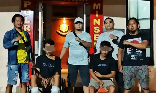 2 Terduga Pelaku Kasus Penganiayaan di Tenga Diamankan Polres Minsel
