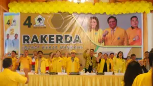 Dibuka Christiany Eugenia Paruntu, Rakerda Golkar Minut Spektakuler