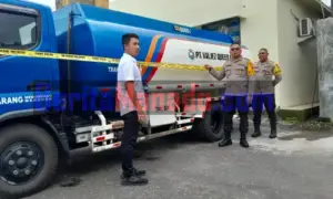 Karena Alasan Ini, Polres Minsel Tahan Mobil Tangki Milik PT. Valjez Queen Energi