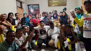Menembus Hujan Deras, Andhika Baramuli Temui Masyarakat Likupang Barat