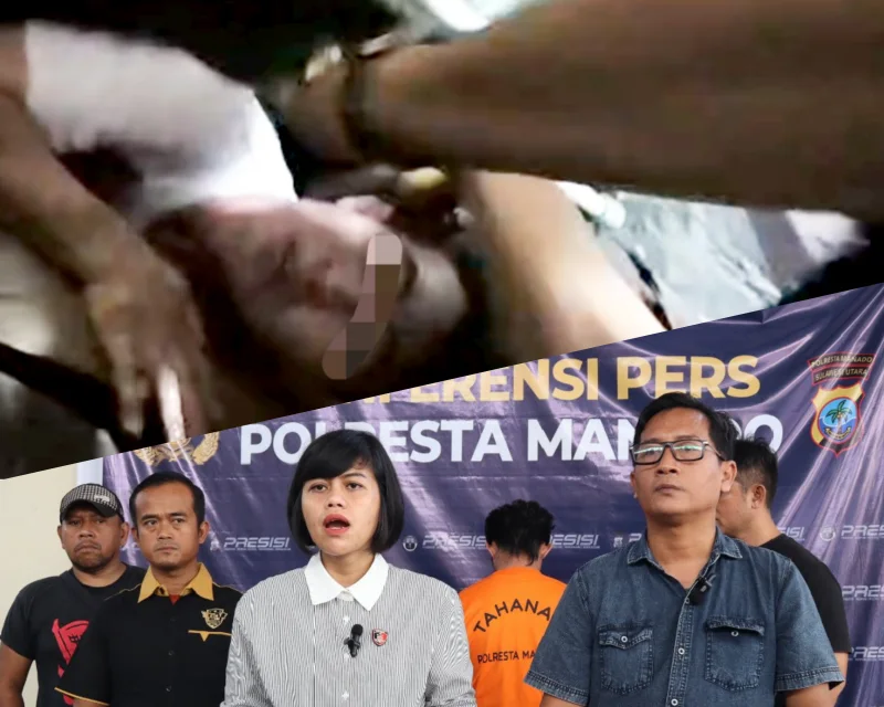 Nekat Masuk Saluran Pembuangan Akhir Demi Menghindari Kejaran Polisi, Pelaku Penikaman Ditangkap Resmob Alpha Polresta Manado