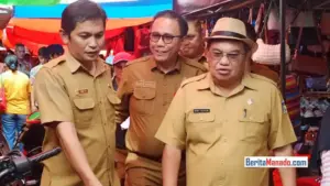 Wenny Talumewo Sidak Pasar Langowan, Komoditi Cabe Lokal Alami Deflasi