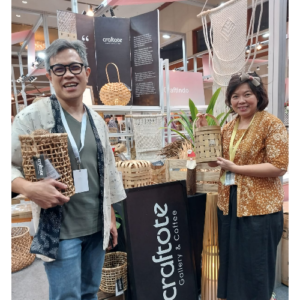 Produk Anyaman Dapatkan Peluang Business Matching Di UMKM EXPO(RT) BRILianpreneur 2023