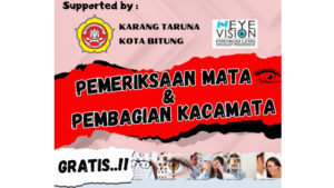 Karang Taruna Bitung Awali Tahun dengan Aksi Pemeriksaan Mata Gratis, Ini Jadwalnya