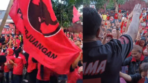 Satgas PDI Perjuangan Bitung Kembali Gagalkan Aksi Penyusup di Kampanye Aertembaga