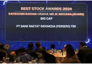 Berkontribusi Kuatkan IHSG, BBRI Sabet Dua Penghargaan Best Stock Awards 2024