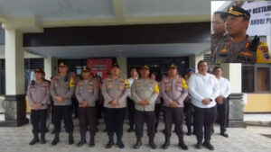 Tanggapi Surat Kaleng Soal Kapolres, Ramai-ramai PJU Polres Bitung Beri Dukungan
