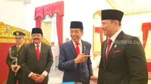 Jokowi Unggah Momen AHY-Moeldoko Bersalaman, Prabowo Beri Hormat ke Luhut di Instagram
