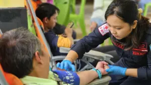 Saling Membantu, Rombongan Karyawan PT ASA Serbu UTD PMI Sumbangkan Darah Mereka