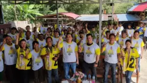 Ribuan Warga Minsel Gemakan Yel-yel Coblos Jerry Sambuaga, Caleg DPR RI Nomor Urut 2