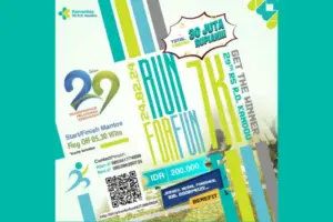 Run for Fun Semarakkan HUT ke-29 RSUP Kandou Manado, Ajak Masyarakat Budayakan Hidup Sehat
