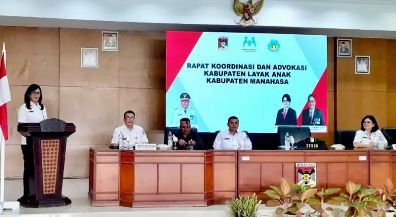 Sekda Lynda Watania Buka Rapat Koordinasi Advokasi Kabupaten Layak Anak
