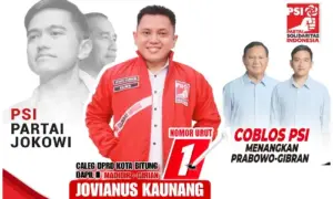 Jovianus Kaunang dan Keluarga Besar PSI Bitung Siap Patuhi Aturan Masa Tenang