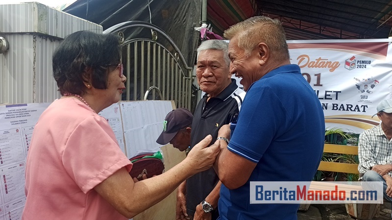 Warga Langowan Antusias Salurkan Hak Pilih
