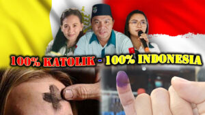 Tiga Kader Pemuda Ini Serukan 100% Katolik 100% Indonesia