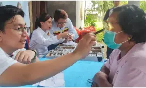Cristy Natalia Lontoh Kembali Gelar Pemeriksaan Mata Gratis, Kali ini untuk Warga Kima Atas