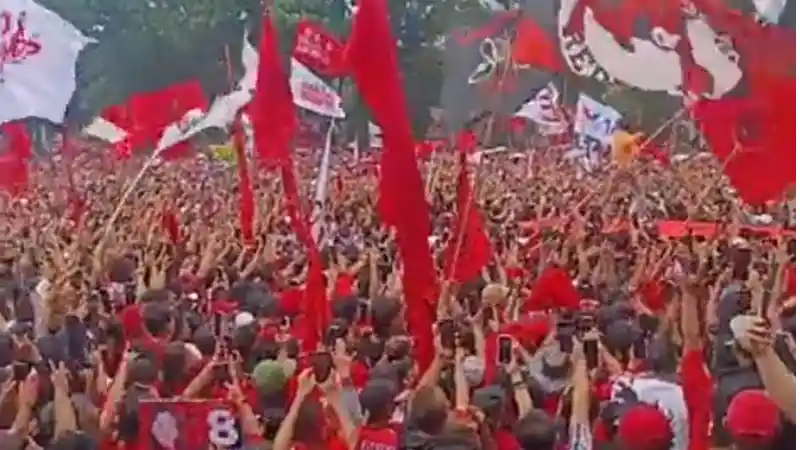Hajatan Rakyat, Koni Sario Manado Jadi Lautan Pendukung Ganjar-Mahfud 