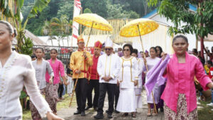 Warga Gunung Woka Lembeh Antusias Sambut Wali Kota Bitung di Tulude
