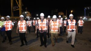 Sulut Hebat, Steven Kandouw Lepas Pelayaran Perdana Kargo SITC 13 Sulut Hebat, Steven Kandouw Lepas Pelayaran Perdana Kargo SITC