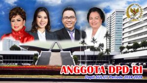 Ini Empat Anggota DPD RI Dapil Sulut Periode 2024-2029