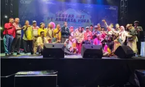 Rayakan HUT ke-60, AP I Bandara Sam Ratulangi Usung Gaya 1960 da Colour Block