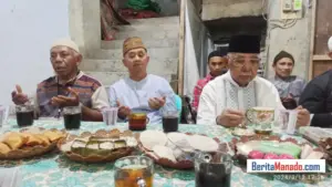 Ibadah Puasa Hari Pertama Umat Muslim Langowan Komplit dengan Menu Ini