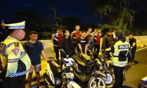 Marak Aksi Balap Liar pada Bulan Ramadan, Lima Motor Diamankan Polisi di Manado