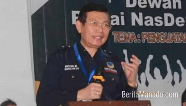 Victor Mailangkay Ditugaskan Maju Pilkada Sulut, Skenario Koalisi PDIP-Nasdem?