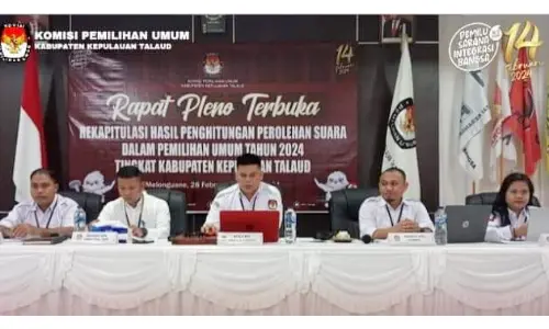 Suara Terbagi Rata, Berikut Daftar 25 Nama Caleg  DPRD Talaud untuk Periode 2024-2029