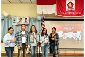 Warga Indonesia di New Hampshire Gelar Pesta Rakyat, Samuel Wondal Sebut Pemilu Usai Saatnya Bersatu