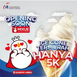 Hore! Mixue Segera Buka di itCenter Manado