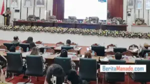 DPRD Manado Gelar Rapat Paripurna Penyampaian LKPJ Wali Kota Tahun 2023