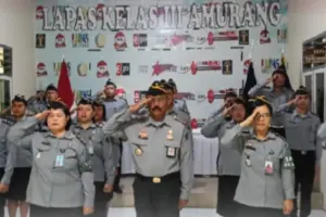 Lapas Amurang Ikuti Apel Pagi dan Halal Bi Halal Kemenkumham