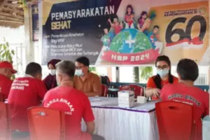 Warga Binaan Lapas Kelas III Amurang Terima Pemeriksaan Kesehatan